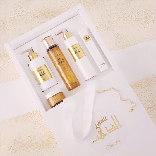 coffret عشق الذهب  + bracelet offert